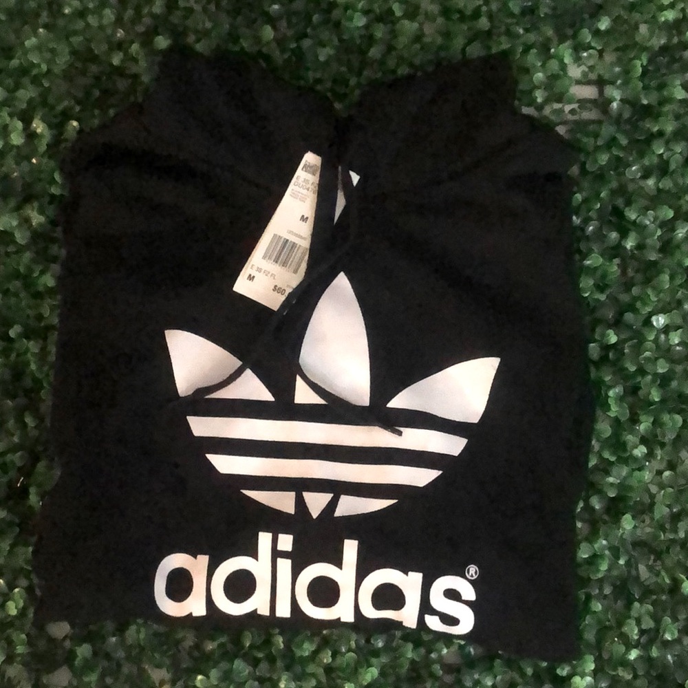 Nwt men’s medium hoodie adidas trefoil